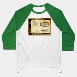 Parchment Showing Next-Gen Shuttle Craft Baseball T-Shirt